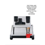 SEBO Automatic X4 Boost Vacuum Cleaner Foot Petal And Handle Positions